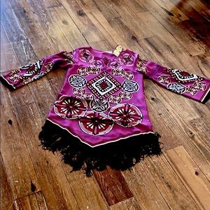 Chelsea and violet fringe dress-Size L-never worn